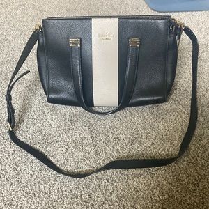 Kate Spade black and cream crossbody purse!